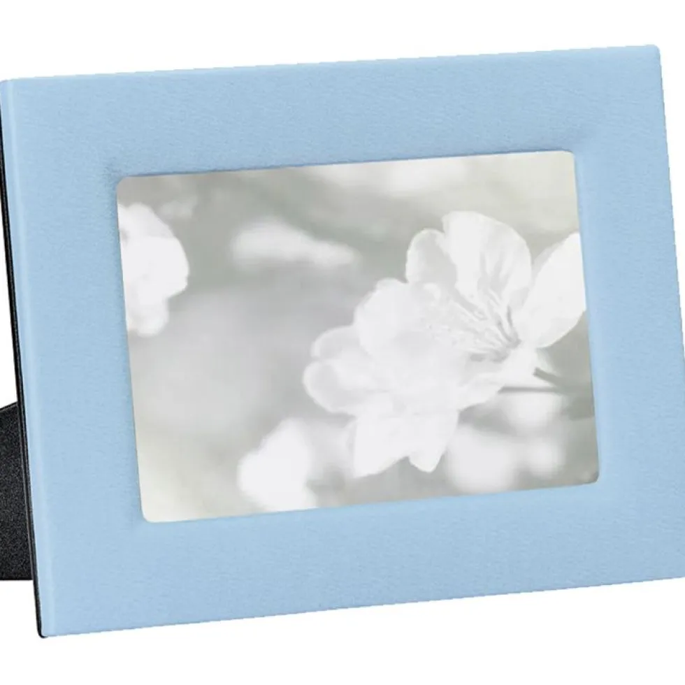 5" x 7" Leather Studio Frame - Light Blue