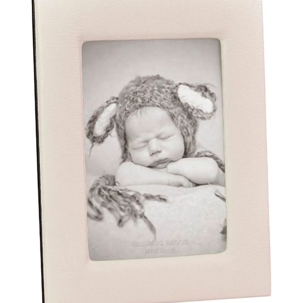 5" x 7" Leather Studio Frame - Light Pink