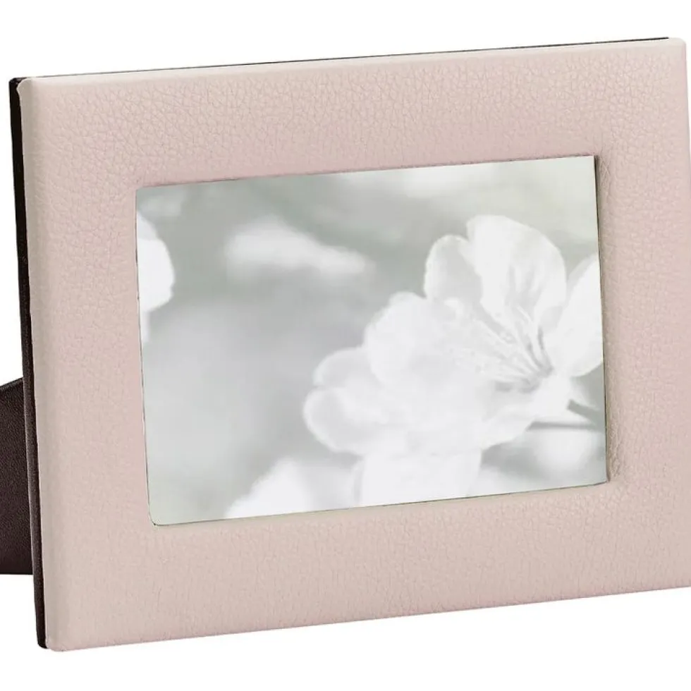 4" x 6" Leather Studio Frame - Light Pink