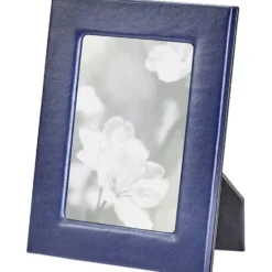 5" x 7" Leather Studio Frame - Navy Blue