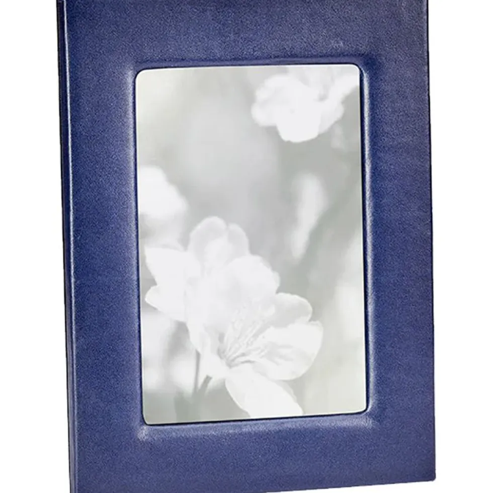 5" x 7" Leather Studio Frame - Navy Blue