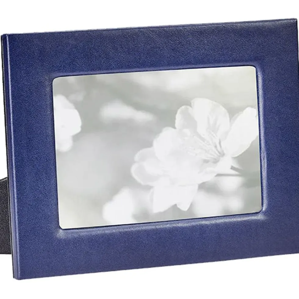 5" x 7" Leather Studio Frame - Navy Blue