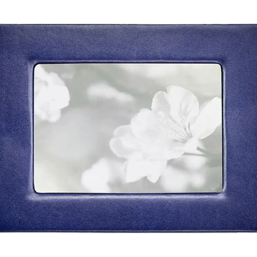 5" x 7" Leather Studio Frame - Navy Blue