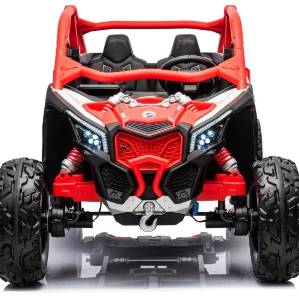 2x24V 4x4 Can Am Maverick 2 Seater Ride on UTV - Red