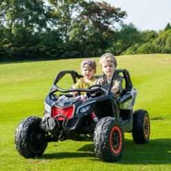 2x24V 4x4 Can Am Maverick 2 Seater Ride on UTV - Khaki