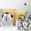 Yellow Soccer Ball Pillow
